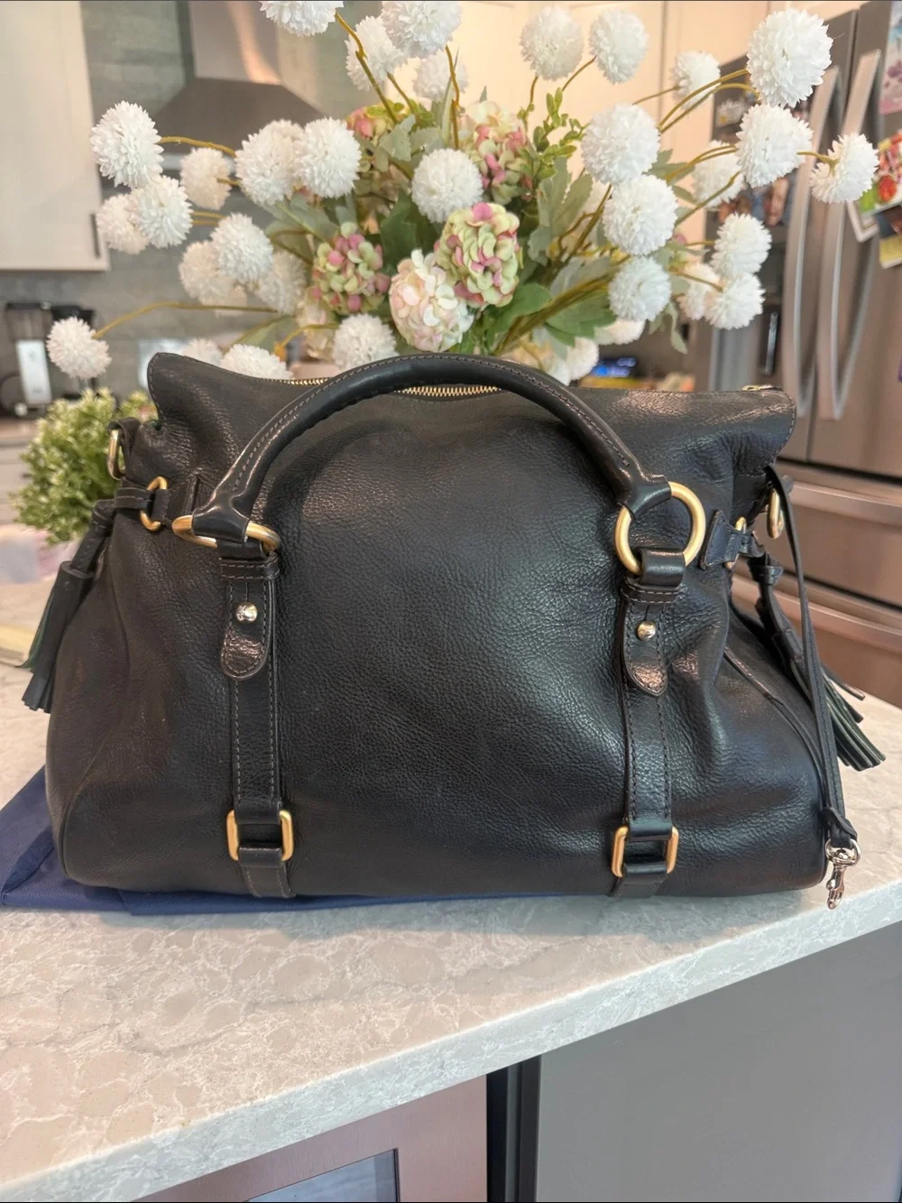 Dooney and Bourke large Florentine satchel with Wallet